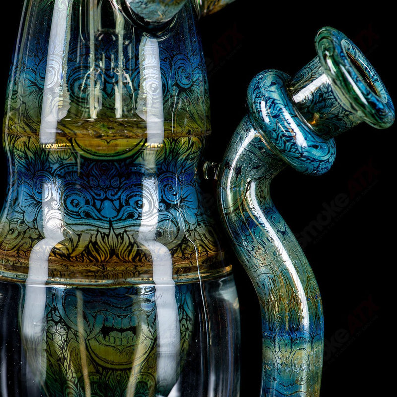 Fumed Apex Incycler (Signed 2021) RAM - Robert Mickelsen Glass - Smoke ATX