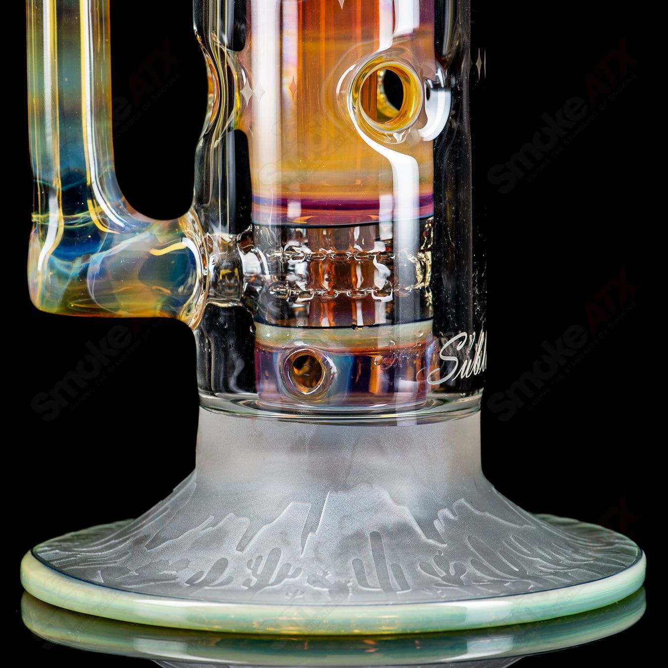 Fab In-Cycler Tube by Subliminal Glass - Smoke ATX 