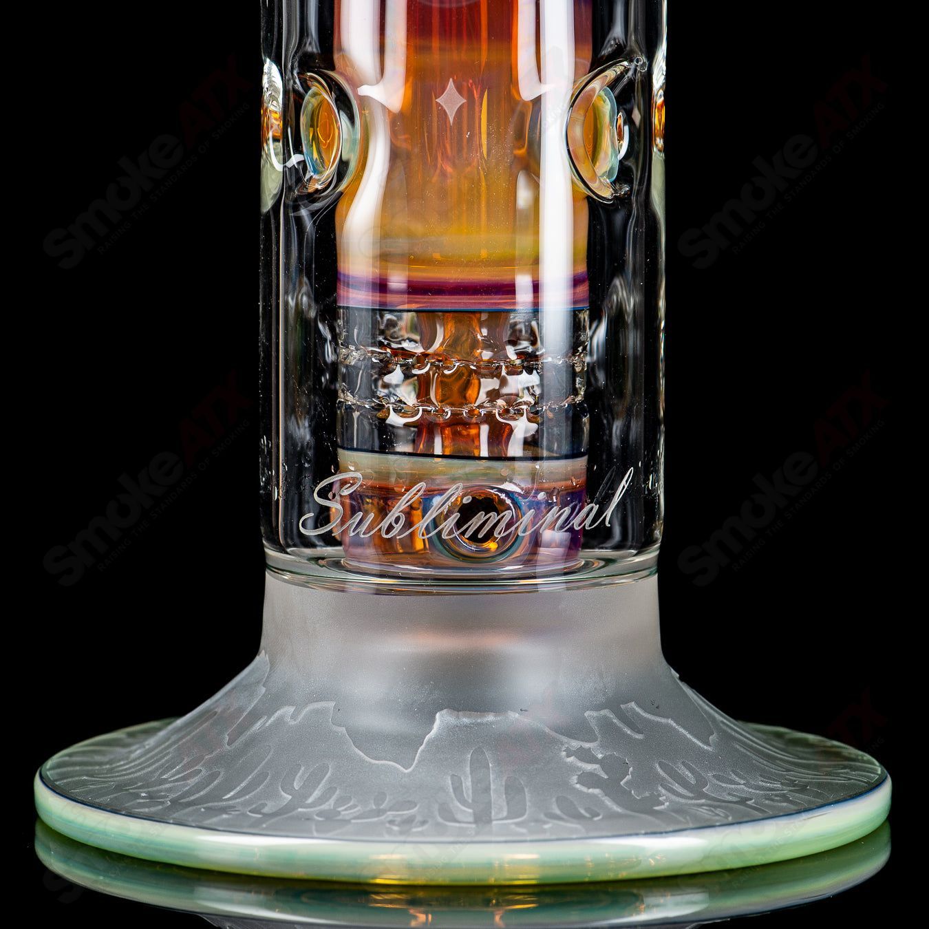 Fab In-Cycler Tube by Subliminal Glass - Smoke ATX 