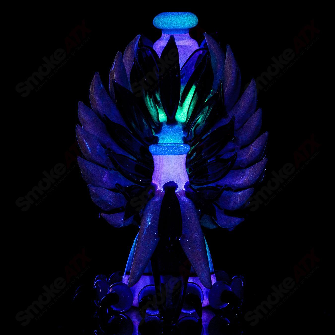 Lace Face Blue Jay Recycler (#2 of the Bird Series) - Smoke ATX
