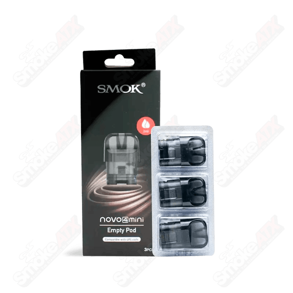 3 PCS 2 ml Empty Pod Novo 4 mini SMOK - Smoke ATX 
