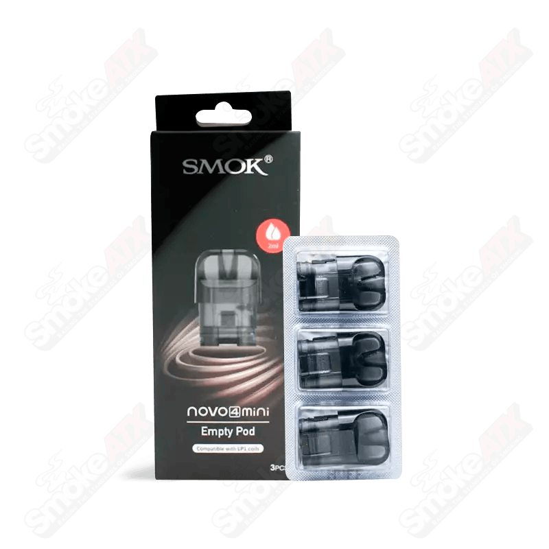 3 PCS 2 ml Empty Pod Novo 4 mini SMOK - Smoke ATX 