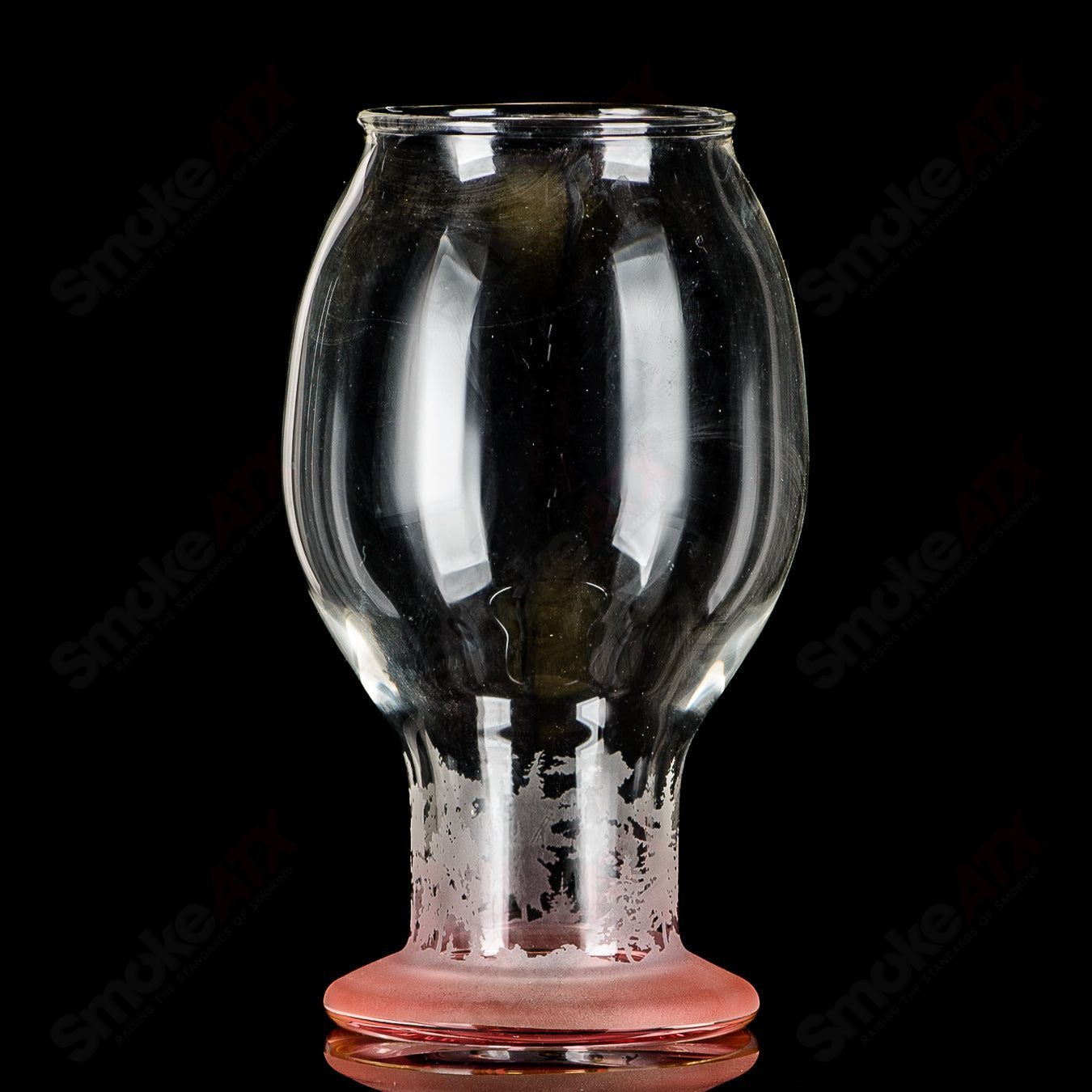 Rose Pink Goblet Drinking Glass Chad G - Smoke ATX