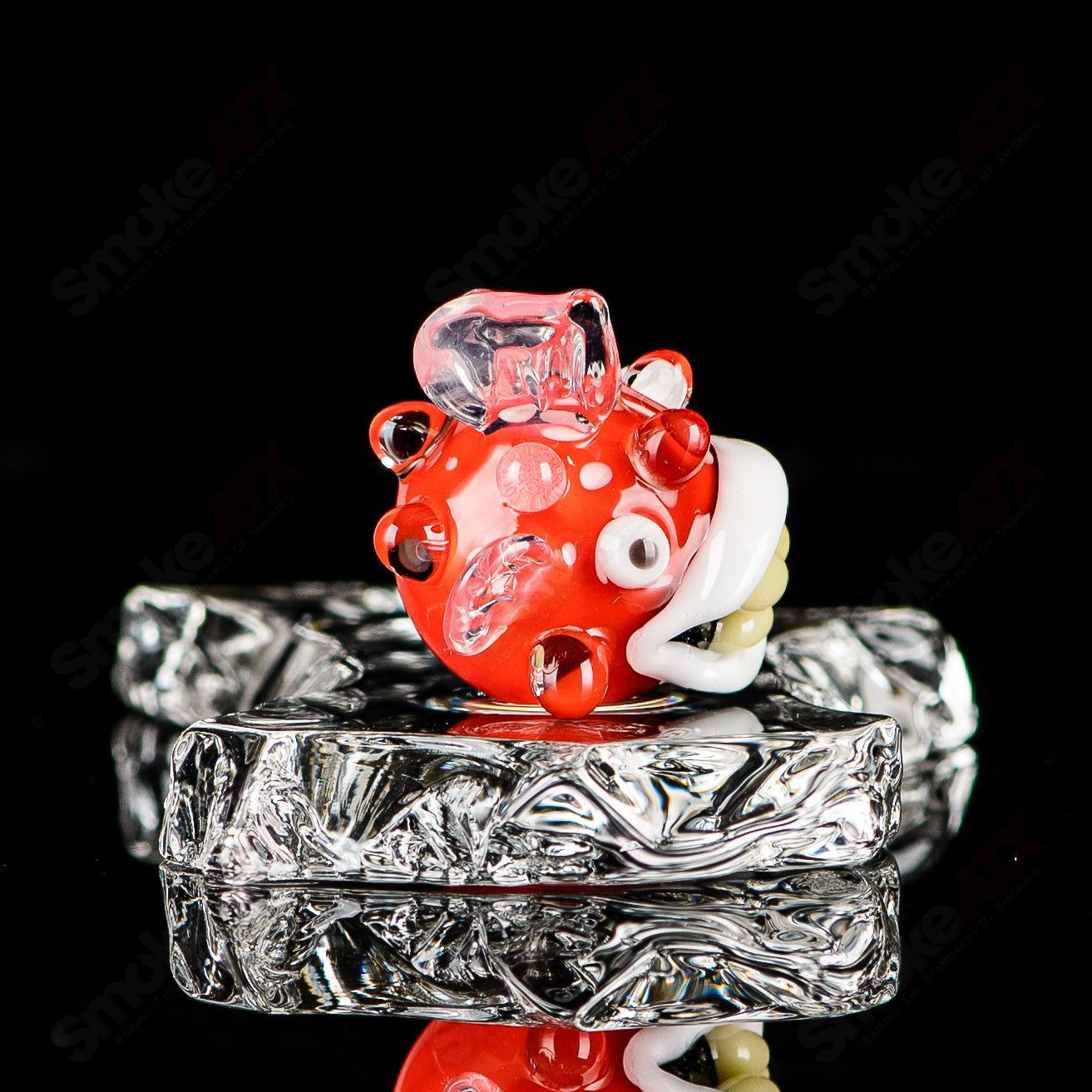 #2 Puffer Slurper Marble Chadd Lacy Glass - Smoke ATX