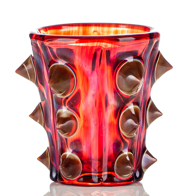 Cactus Shot Glass (Red) Unparalleled Glass - Smoke ATX