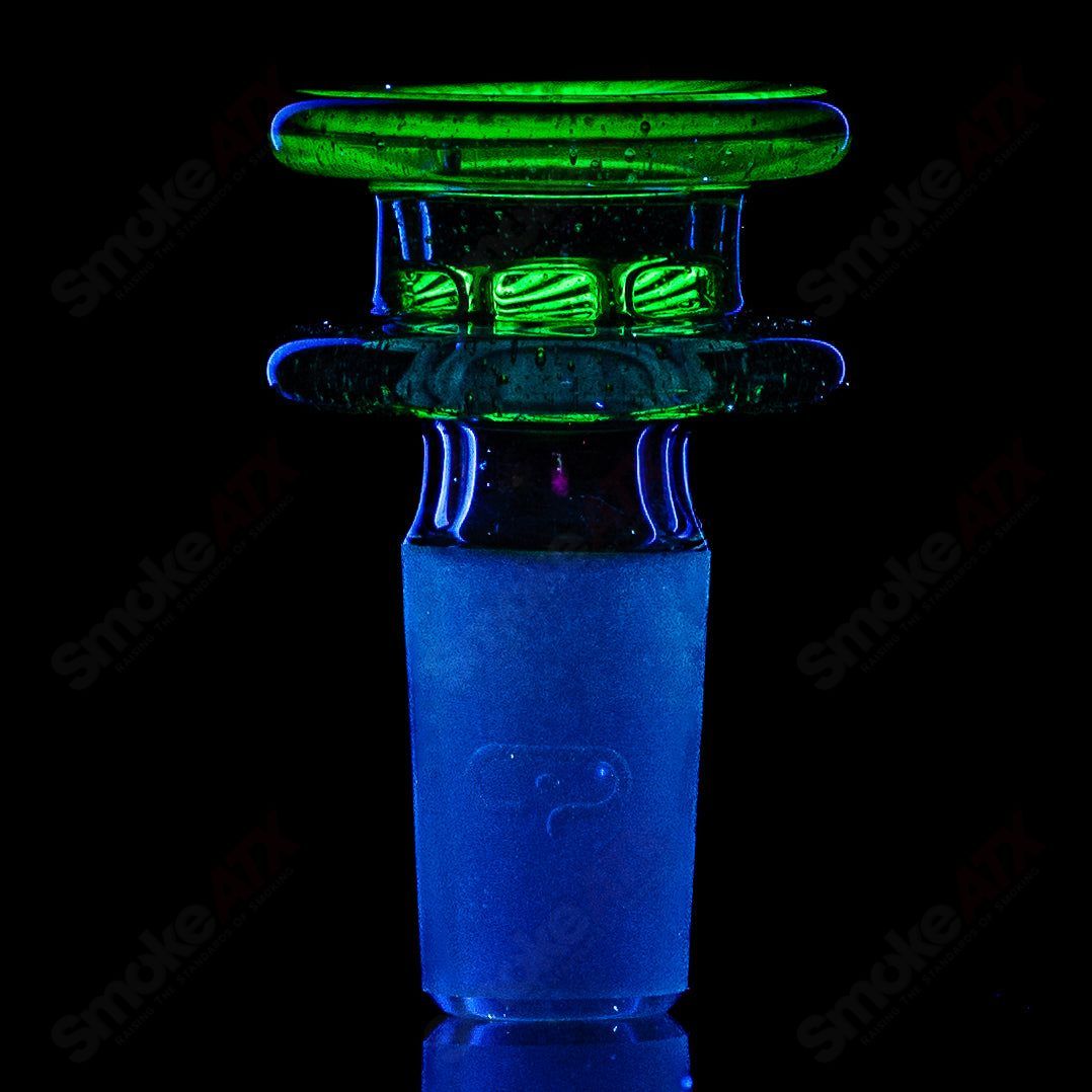 #6 19mm UV Color Elements Multi Hole Bowl Mobius - Smoke ATX