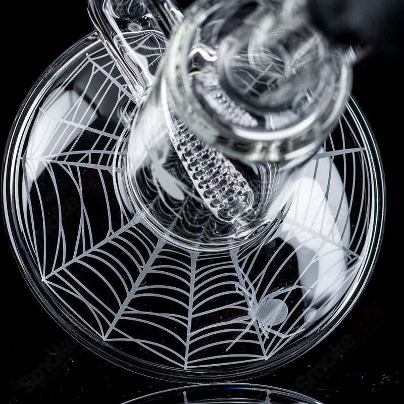 Queen Stemline Clear w/ bent neck & Halloween pattern Sovereignty - Smoke ATX 