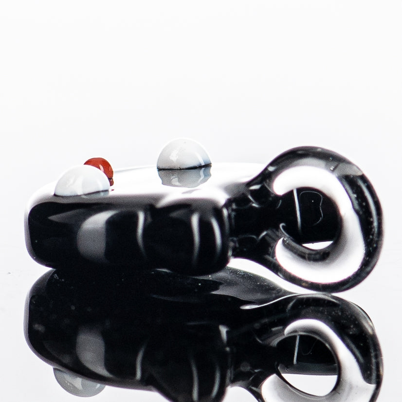 Black Cat Pendant Sweetshop Glass by Renee Patula