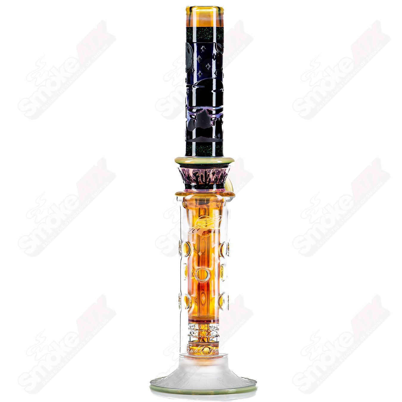 Fab In-Cycler Tube by Subliminal Glass - Smoke ATX 