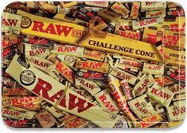 RAW Mix  Product Small Rolling Tray - Smoke ATX 