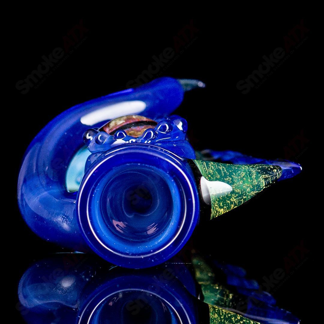 #4 Octopus Chillum by Mako Glass - Smoke ATX 