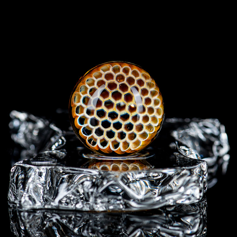 Honeycomb Slurper Set by Joe P Glass - Smoke ATX