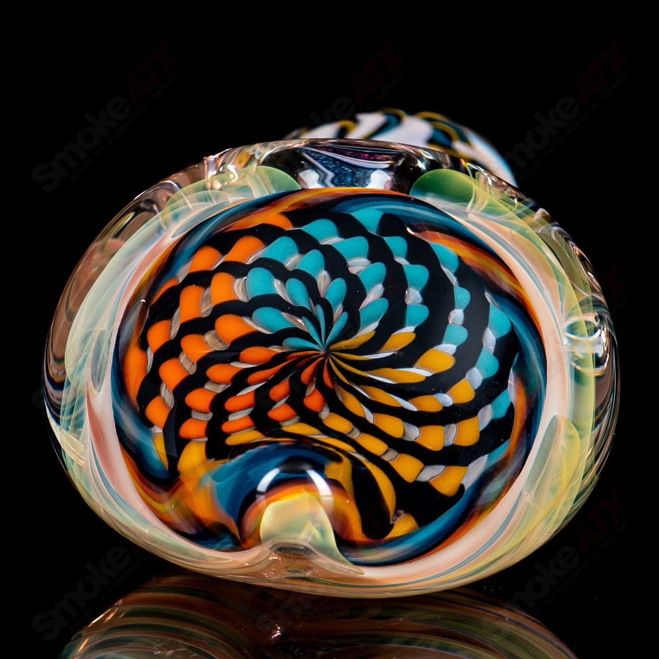 #1 Reticello Sherlock w/ Dichro Stem Talent Glass - Smoke ATX 