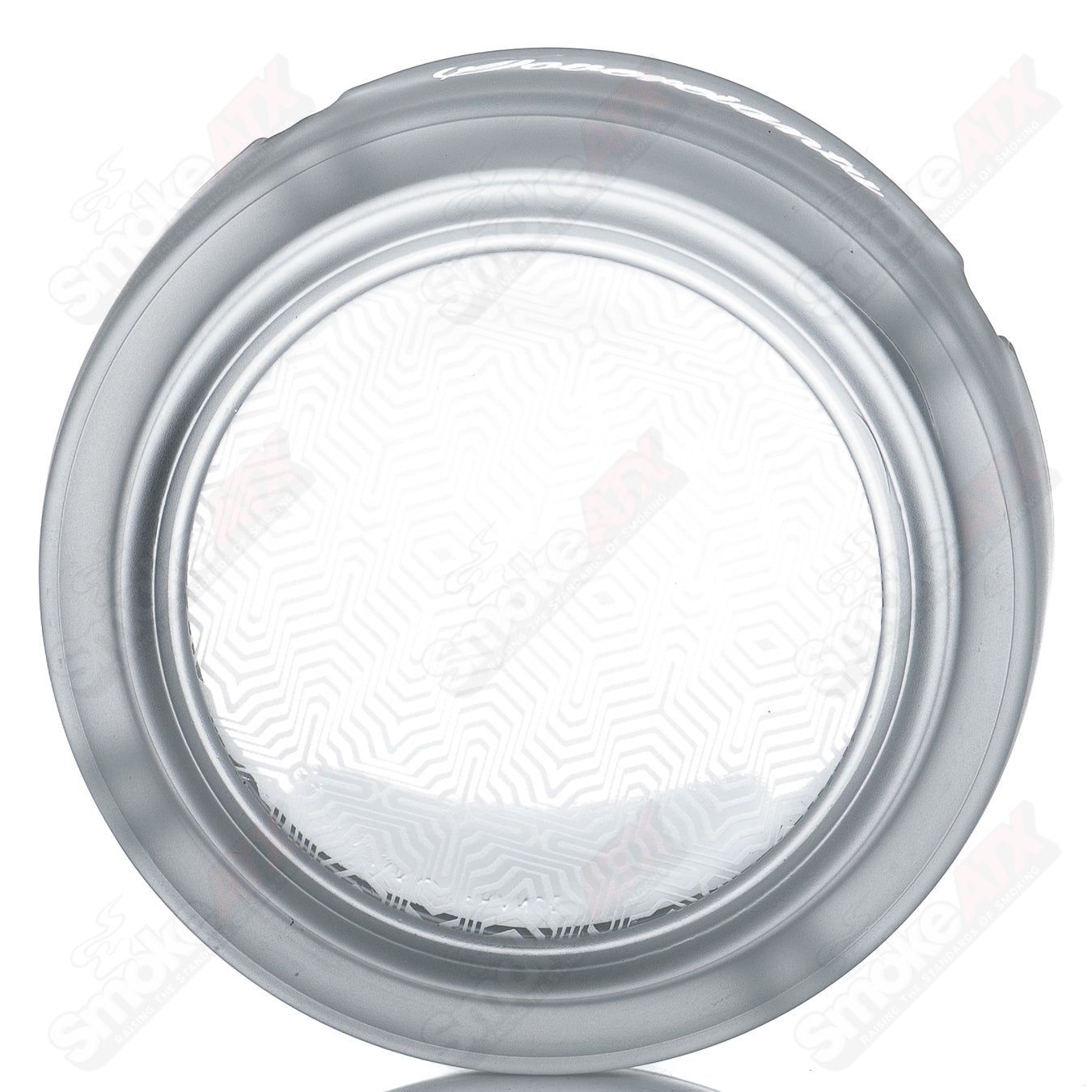 Frosted Ashtray Mindseyes Cross hair Pattern Sovereignty - Smoke ATX