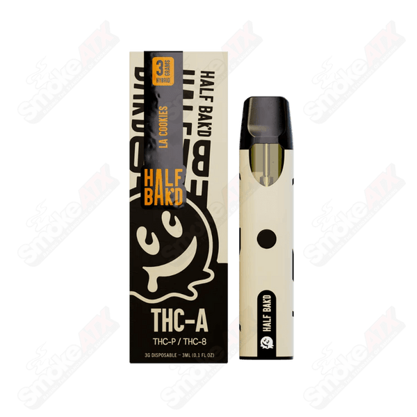 3000mg LA Cookies Hybrid Disposable THCA Half Bakd - Smoke ATX 
