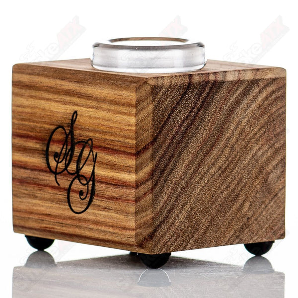 Canarywood 1-Hole Slide Stand (w/monogram)  Sovereignty - Smoke ATX 