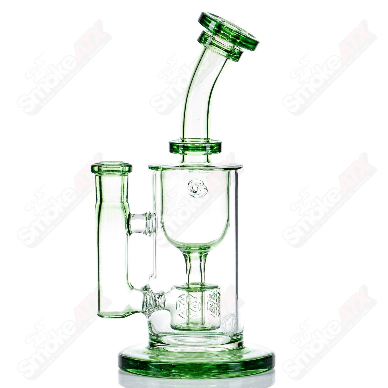 Full Size Taurus (Portland Green) by Fat Boy Glass - Smoke ATX