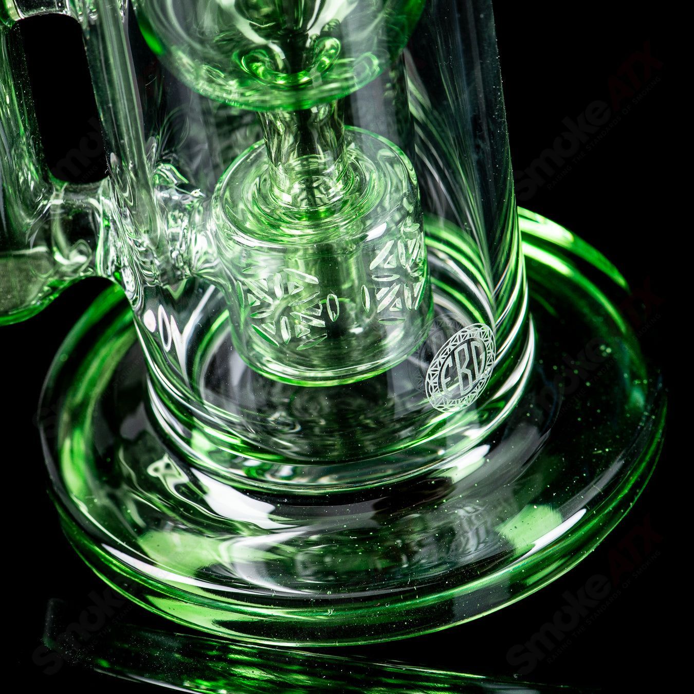 Full Size Taurus (Portland Green) by Fat Boy Glass - Smoke ATX