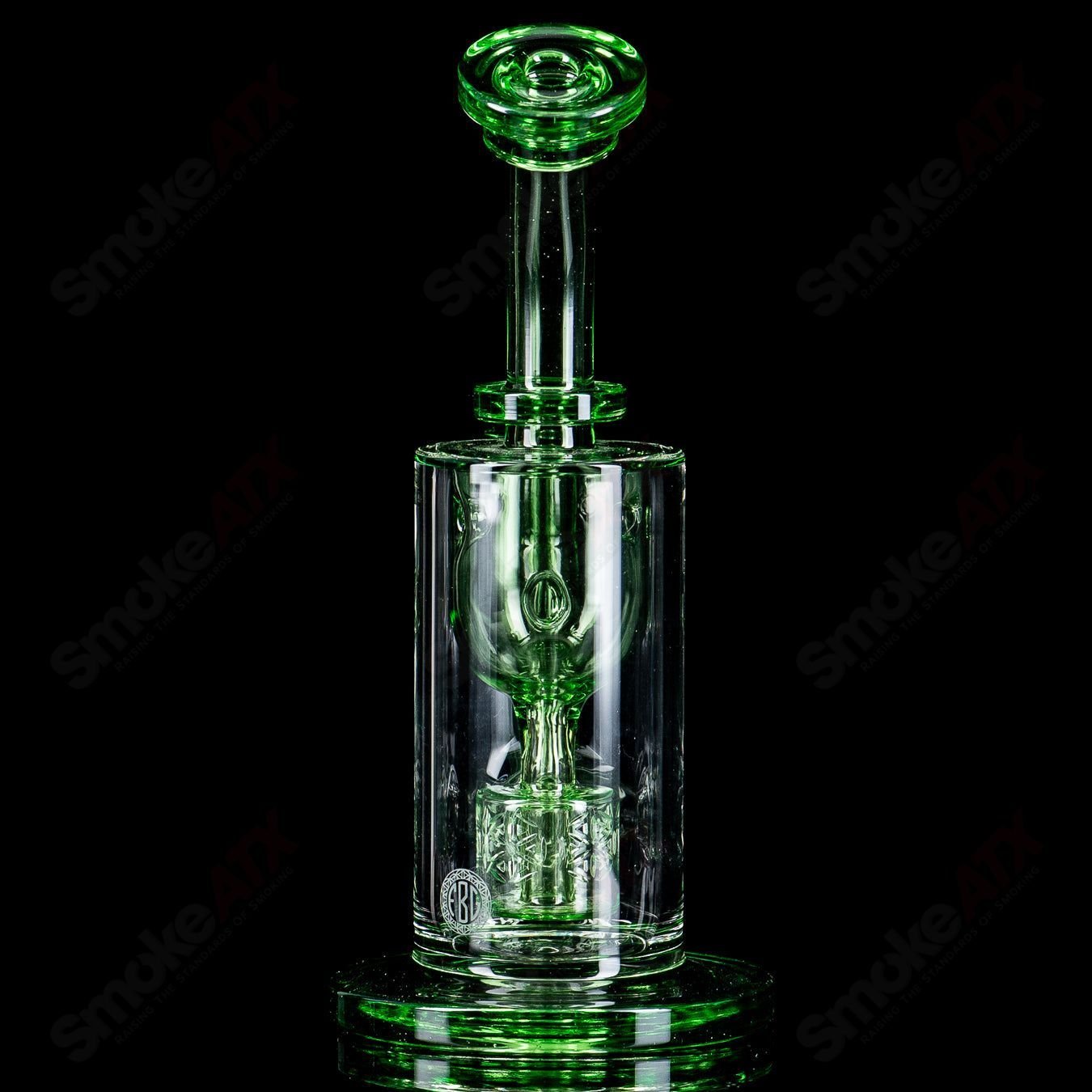 Full Size Taurus (Portland Green) by Fat Boy Glass - Smoke ATX