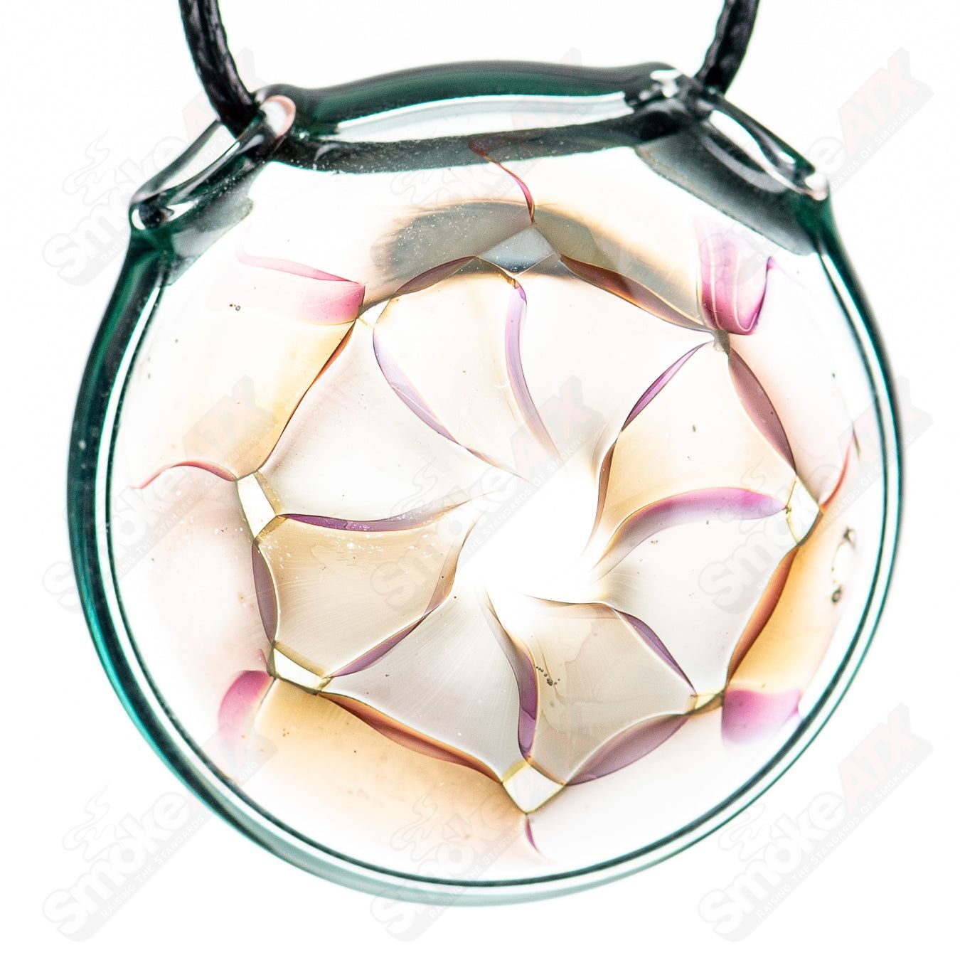 Fumed Pendant Gurk Glass - Smoke ATX