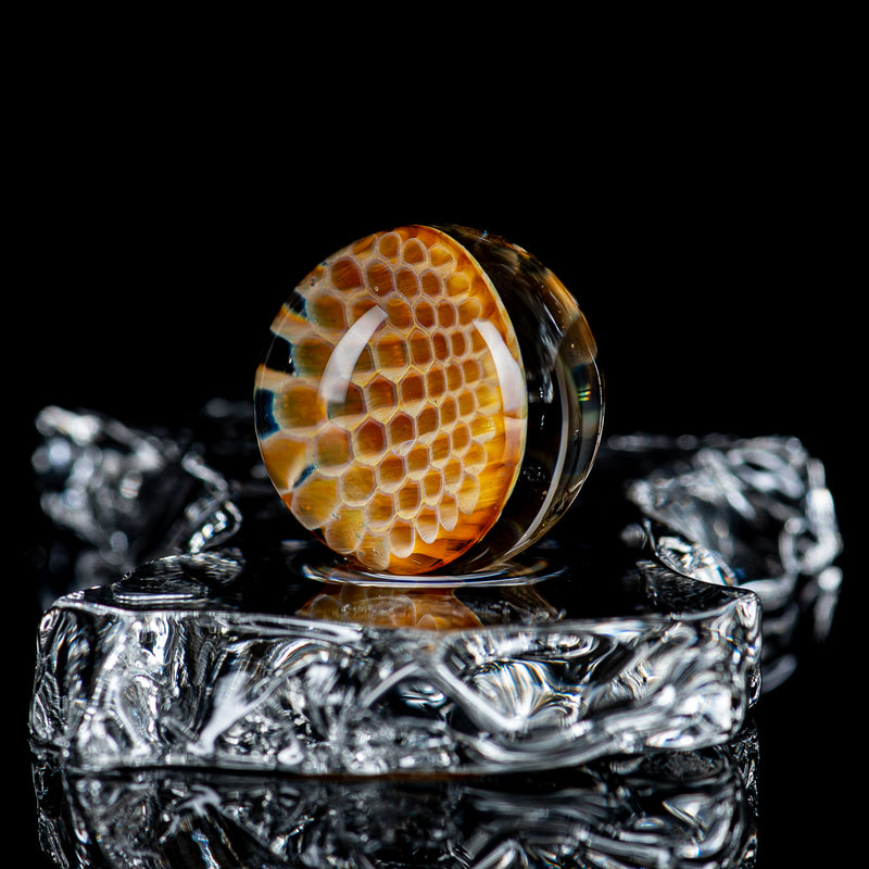 Honeycomb Slurper Set by Joe P Glass - Smoke ATX