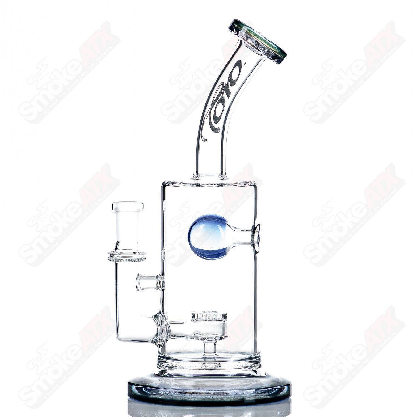 #1 10mm Jetperc Full Color Ball by Toro Glass - Smoke ATX