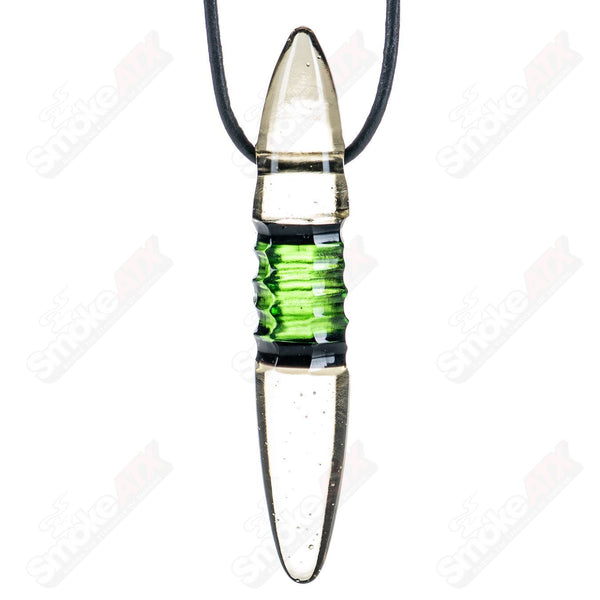 Large CFL Bullet Pendant (#766) by Carver B - Smoke ATX