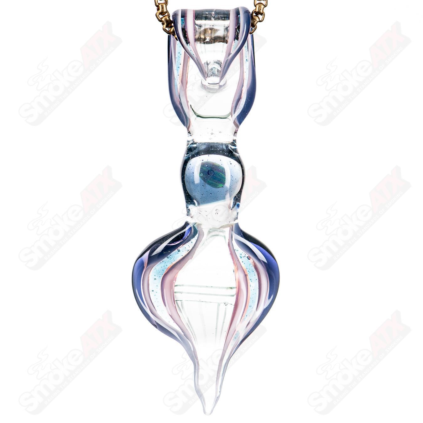 Opal Encased Boro Pendant Chain Pake