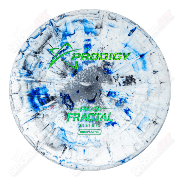 170-174g Black/Blue PA-3 Putt & Approach Disc - 300 Fractal Plastic Prodigy Disc - Smoke ATX 