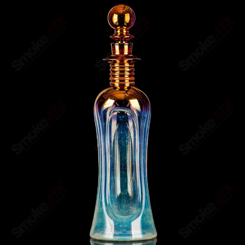 750ML Sunset Gen, Crescent Moon Decanter by Rad Glass - Smoke ATX