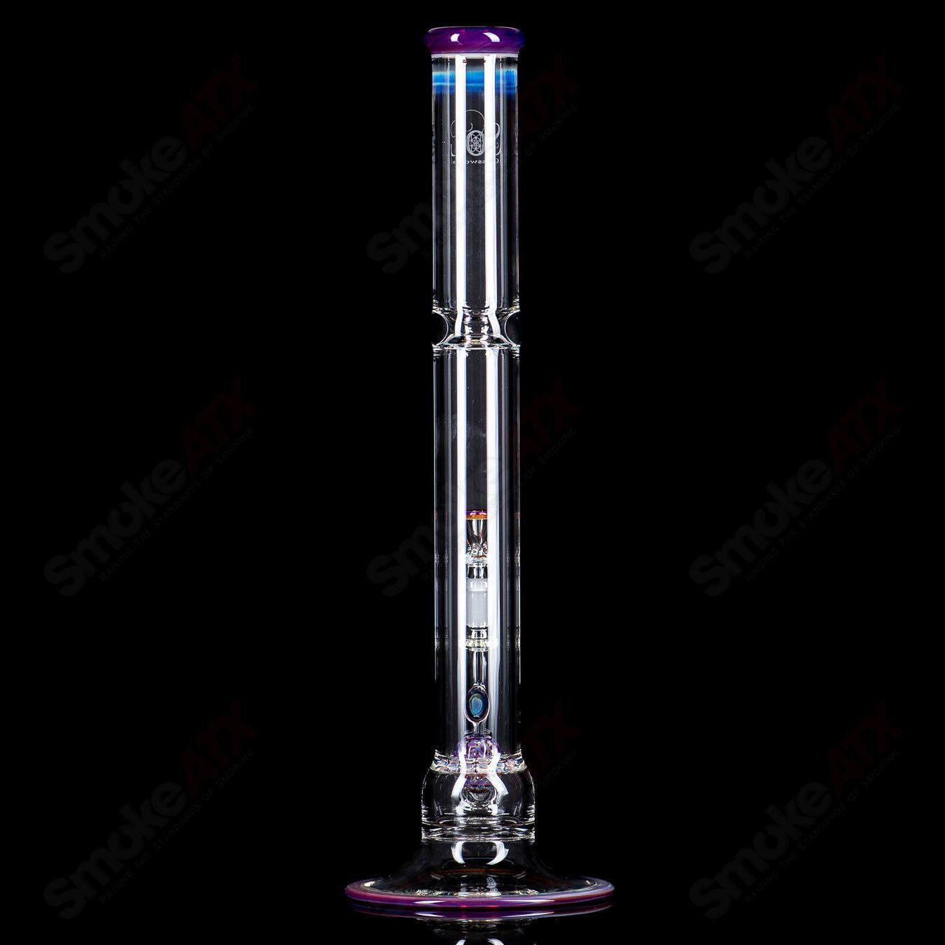SOL-45 Lace Sphere (Amber Purple) SoL Glassworks - Smoke ATX