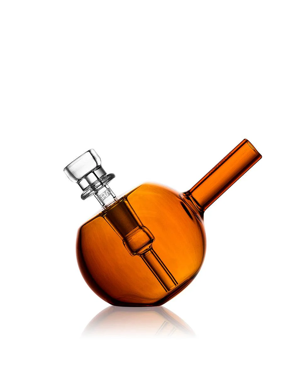 Amber Spherical Pocket Bubbler Grav - Smoke ATX 