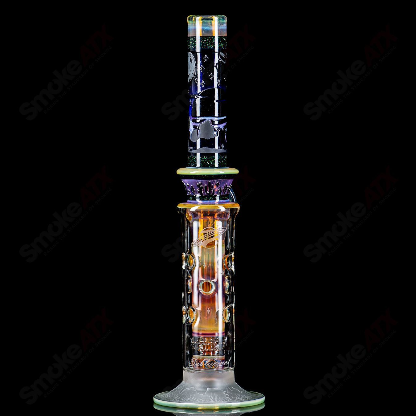 Fab In-Cycler Tube by Subliminal Glass - Smoke ATX 