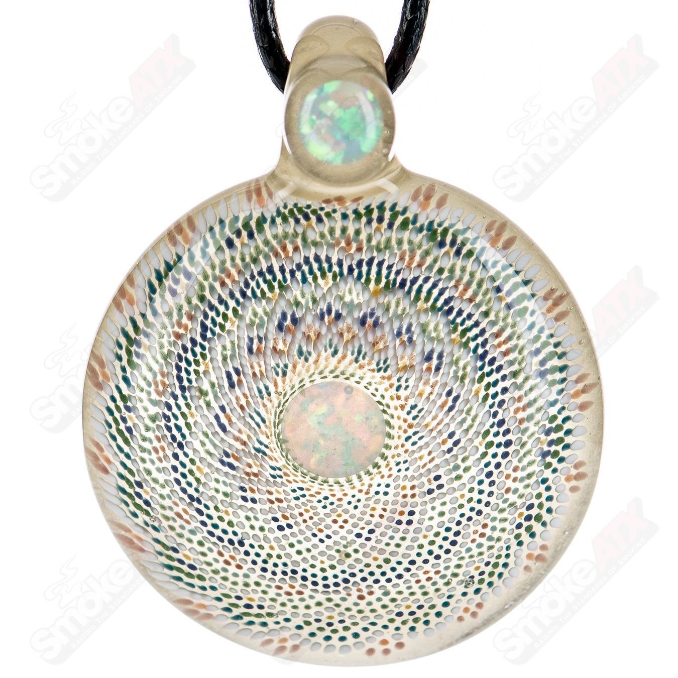 Geometric Pendant JH Glassworks - Smoke ATX