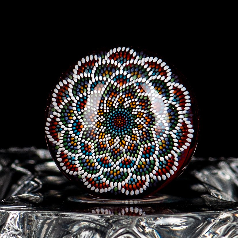 Geometric Slurper Marble JH Glassworks - Smoke ATX