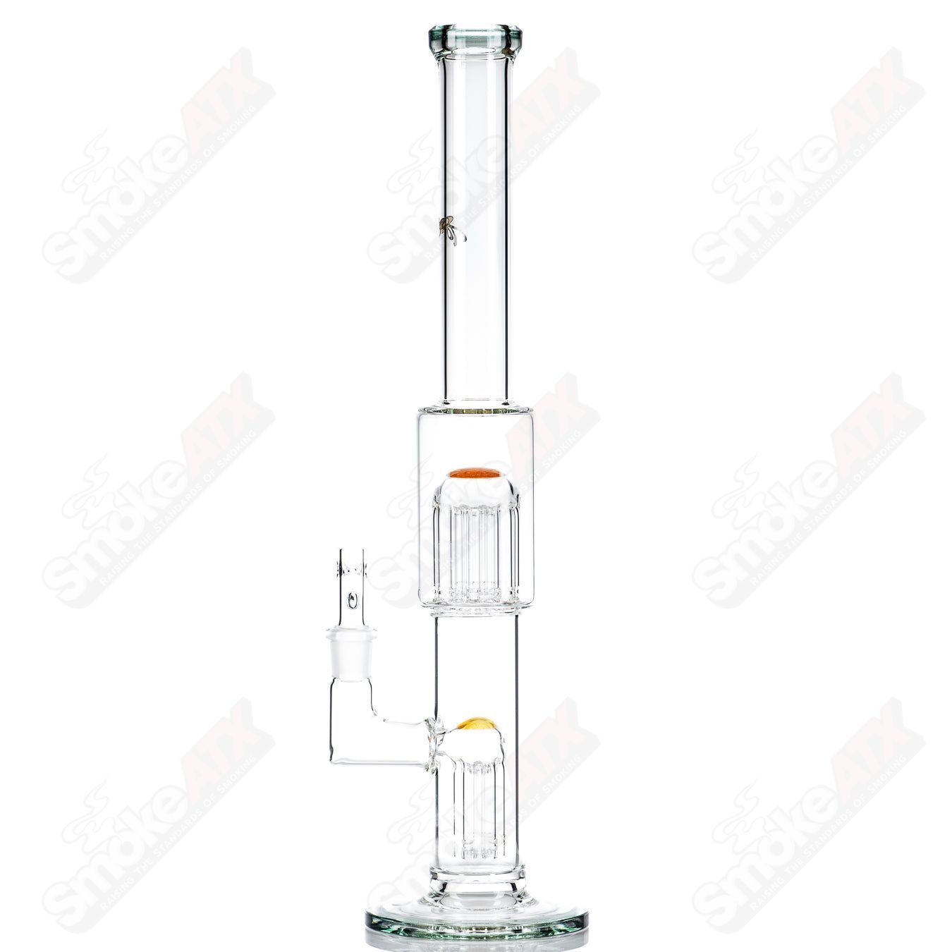 #2 18mm 7/13 Arm Perc w Color Cap (CFL) Toro Glass - Smoke ATX