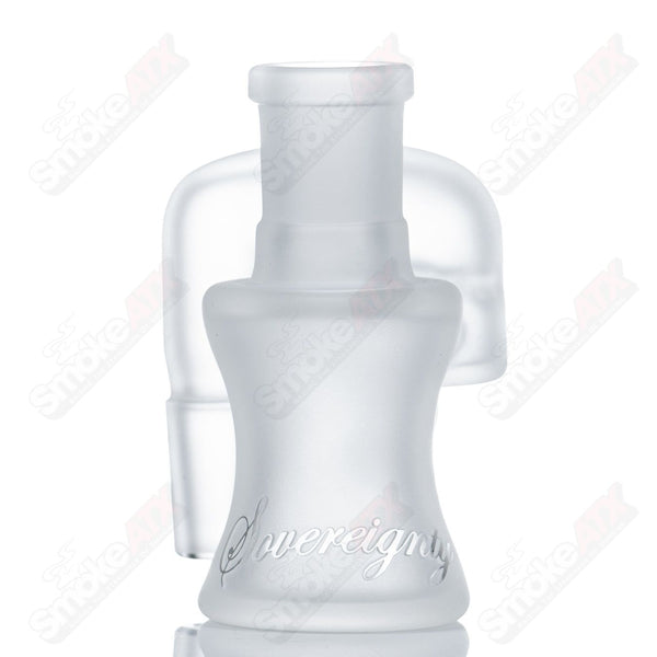 18mm Frosted Dry Cleaner Ash Catcher by Sovereignty Style #3 - Smoke ATX