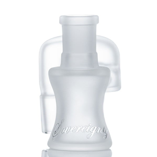 18mm Frosted Dry Cleaner Ash Catcher by Sovereignty Style #3 - Smoke ATX