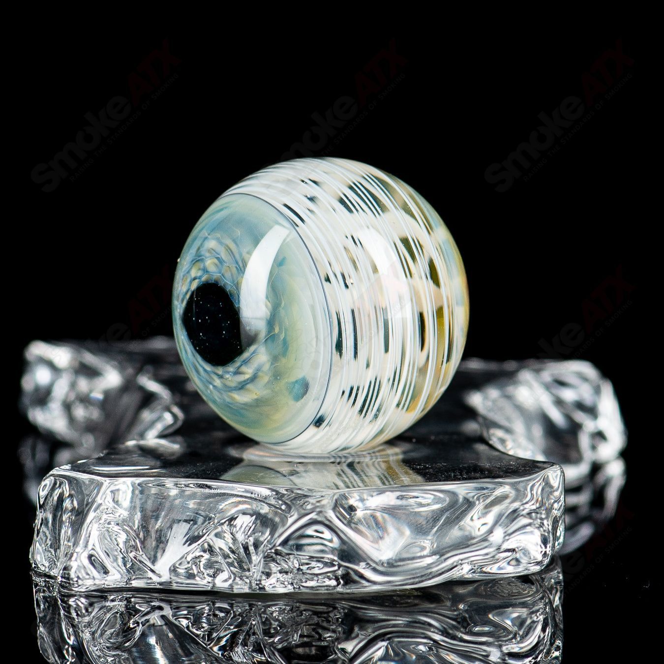 #1 Skull Eye Mili Top Mib Indo Glass - Smoke ATX 