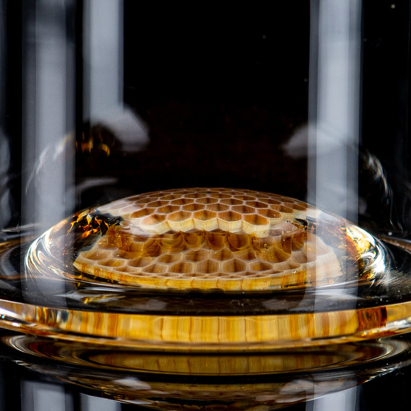 #1 Honeycomb Low-Ball Drinking Glass Joe P Glass