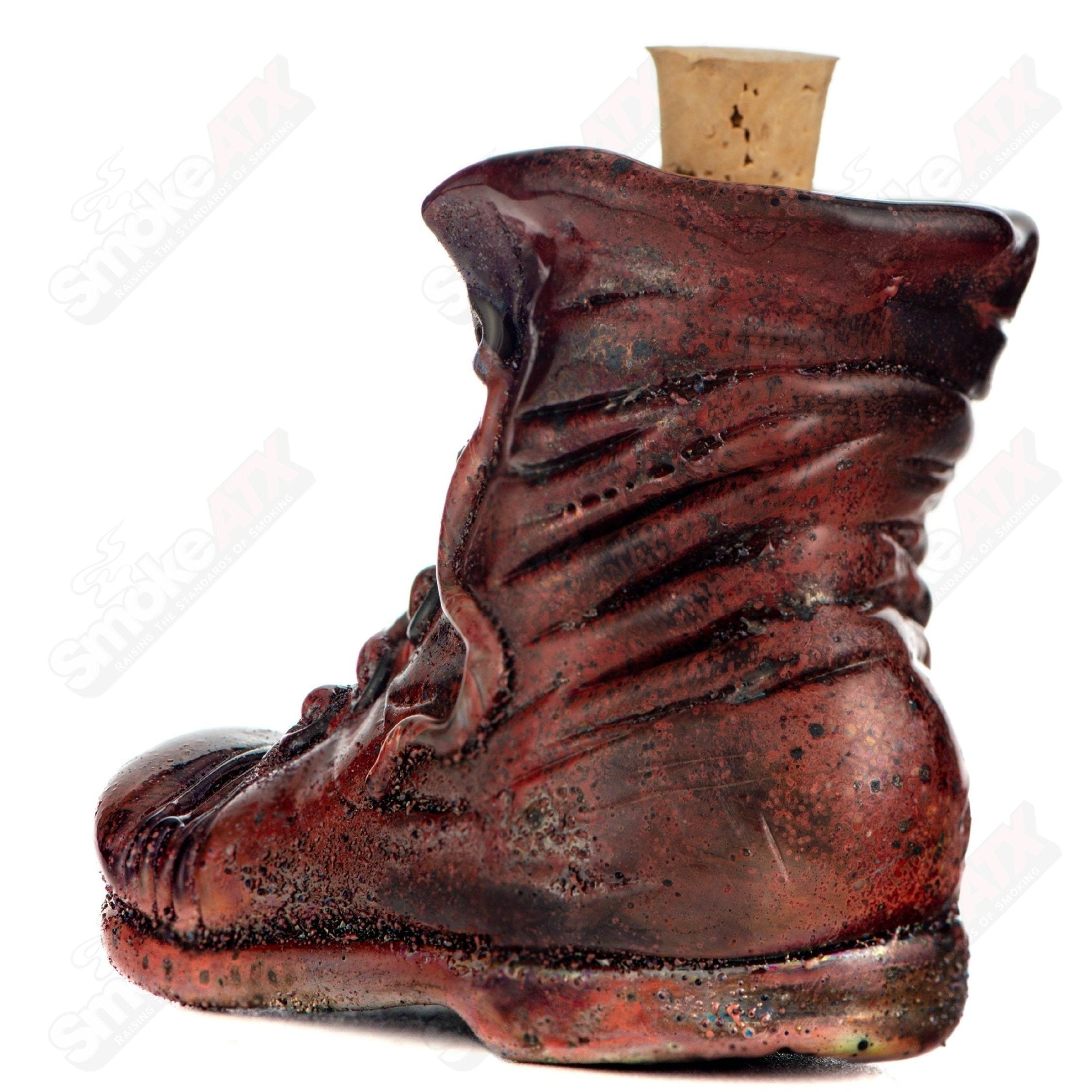 Glass Boot Bottle Iroczii Glass - Smoke ATX