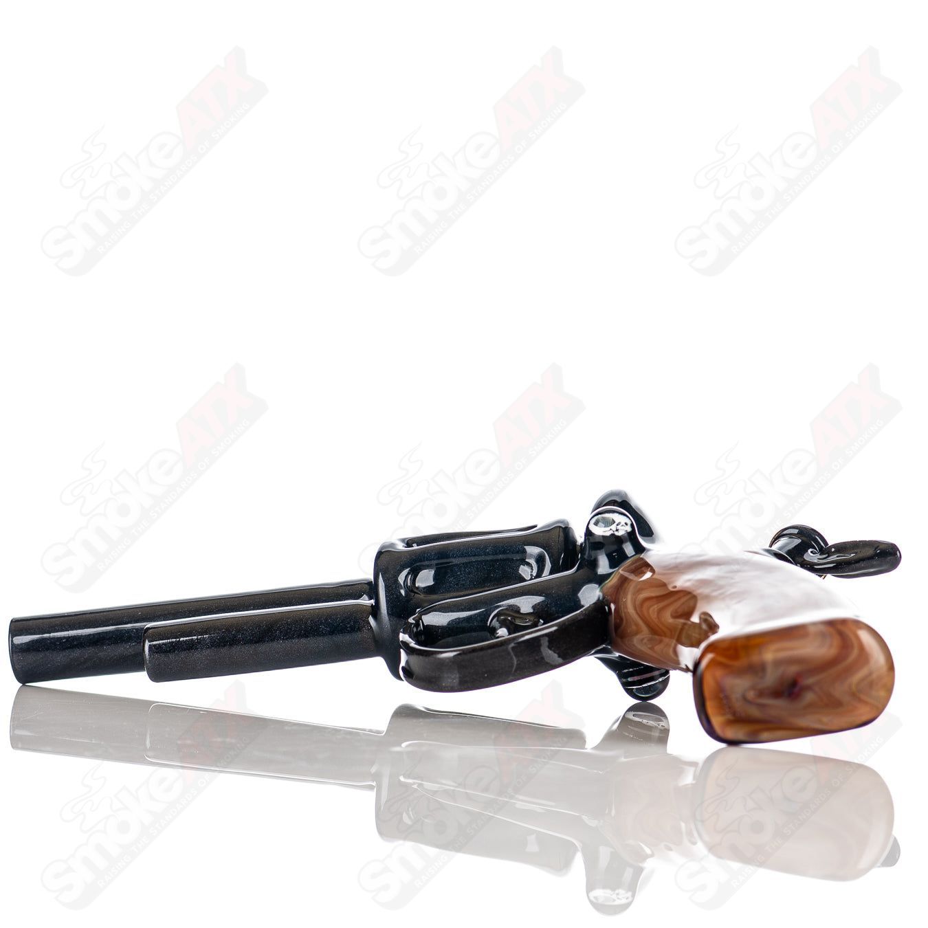 Glass Revolver (Signed 2017) by AKM - Smoke ATX