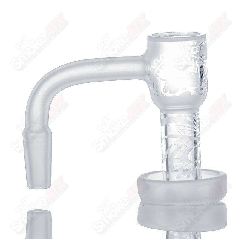 20mm 10/90 Fully Blasted Terp Slurper XL by Toro Glass - Smoke ATX