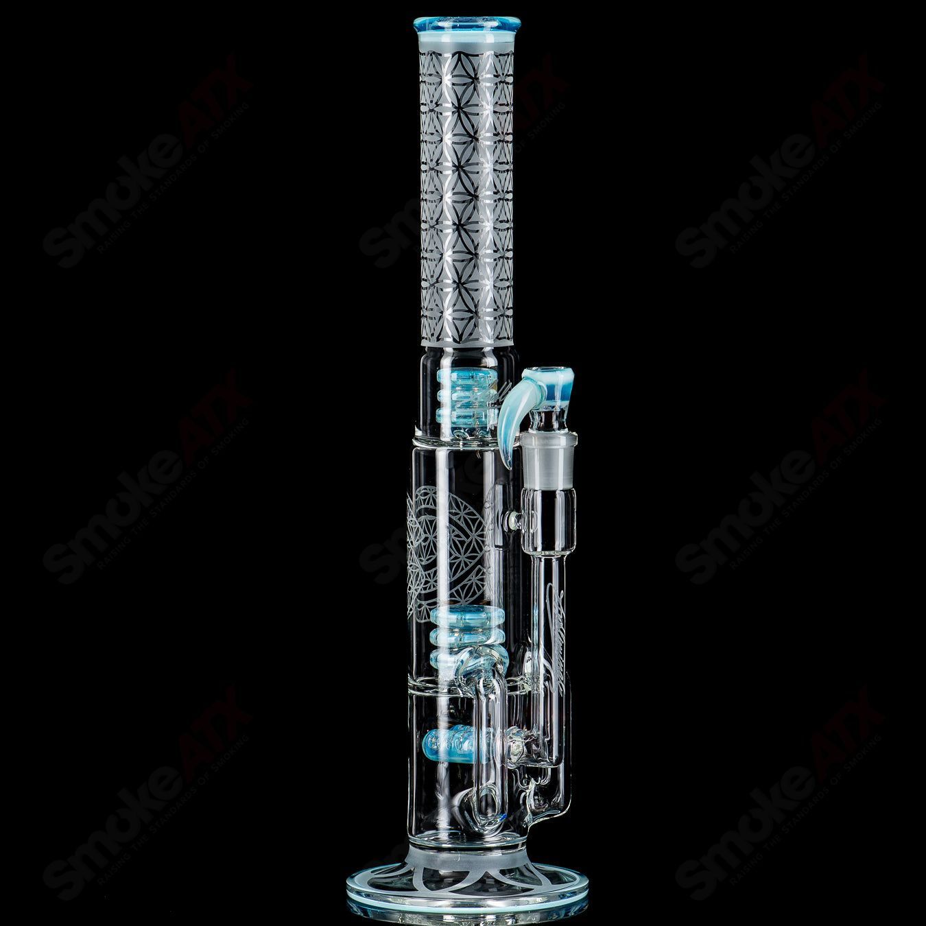 (Marina) 2x2 Fusion Perc Tube by Subliminal Glass