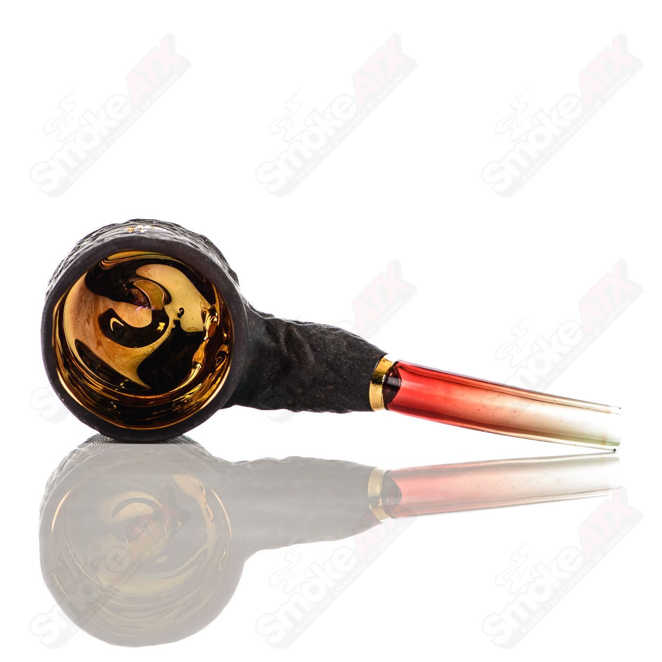 Gold Scarab Stone Tech Proxy Lock Green T Glass - Smoke ATX