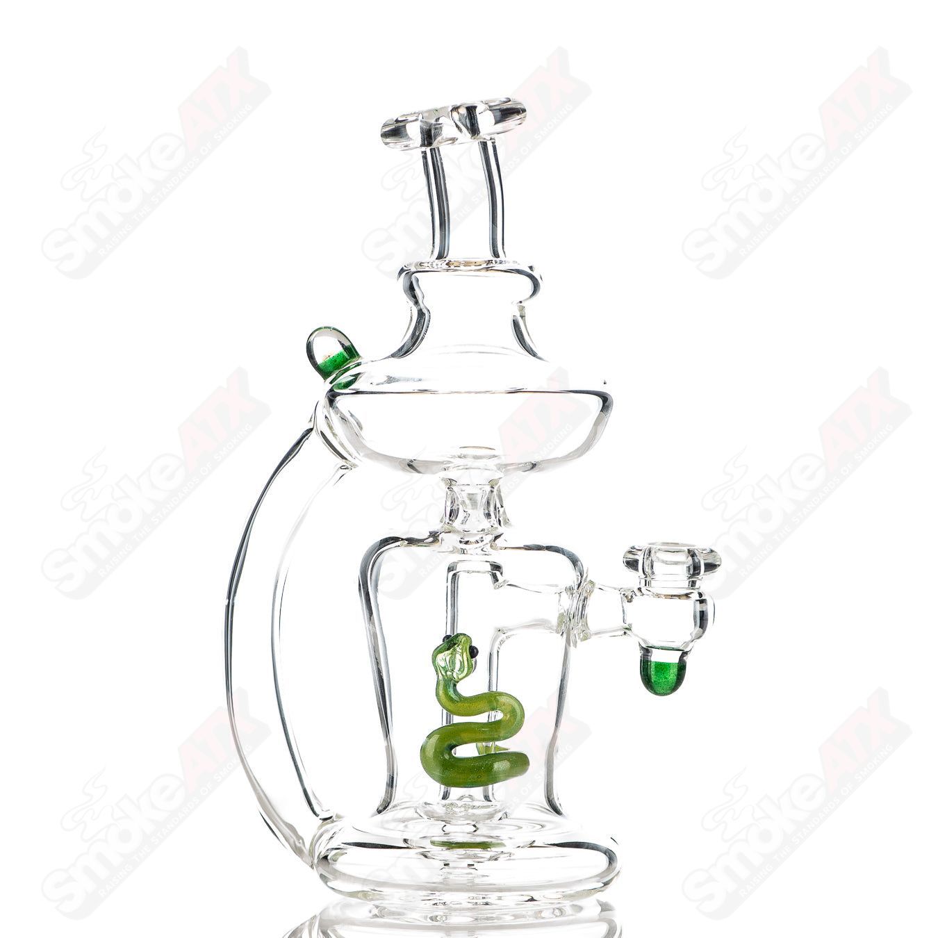 Green Dumper Snake Opal Rig Gilyumglass