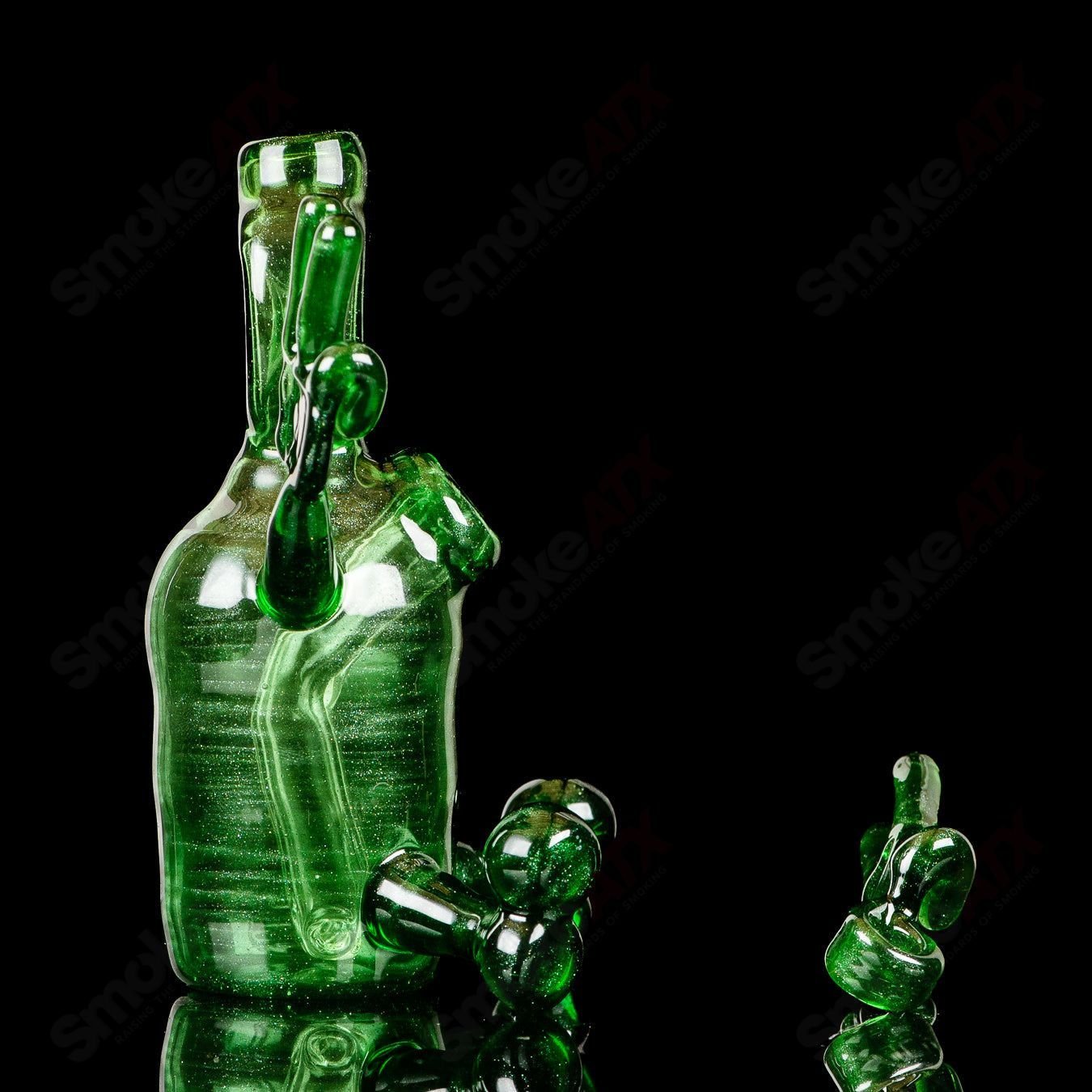 Green Sitter Tube w Pendant MJ Meltz - Smoke ATX