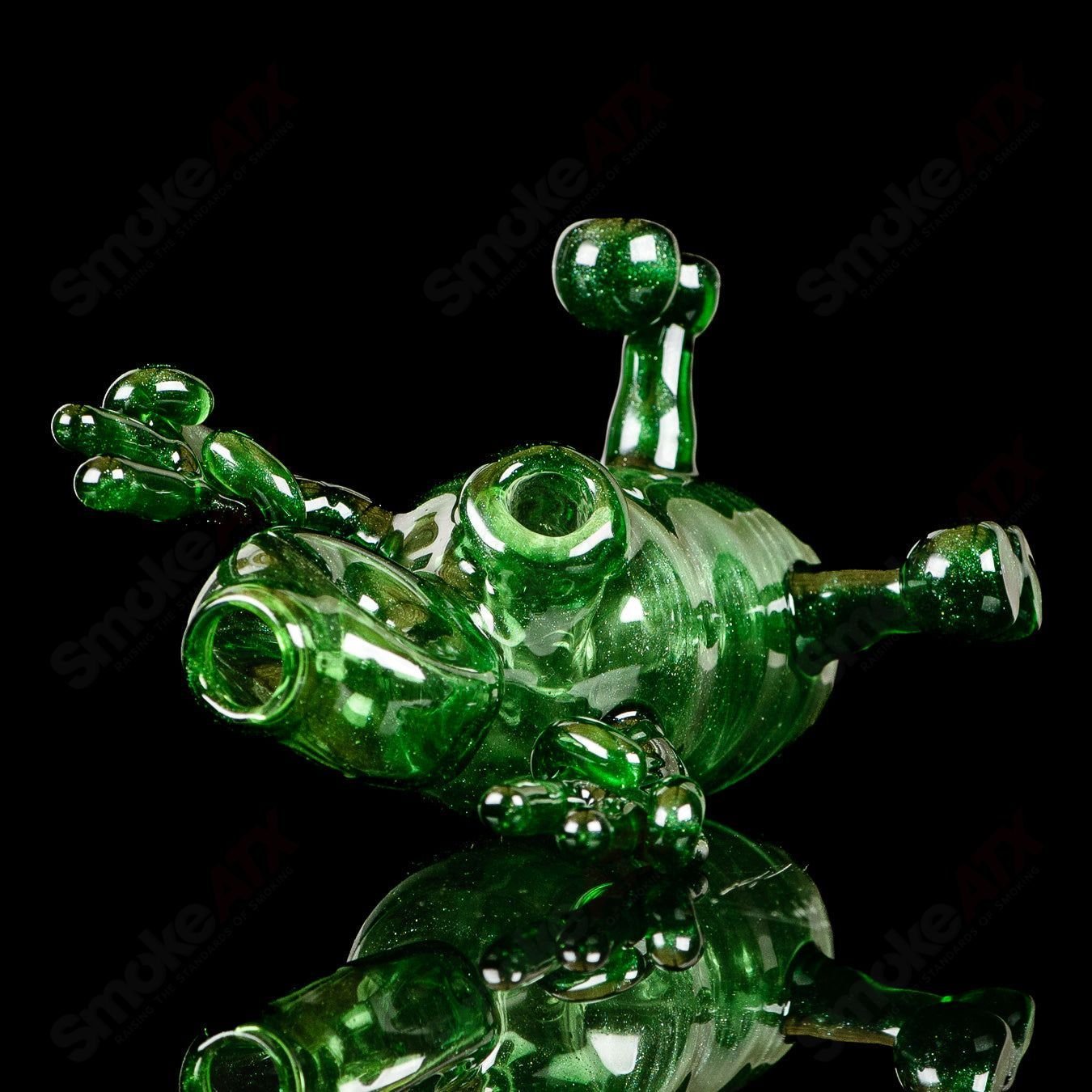 Green Sitter Tube w Pendant MJ Meltz - Smoke ATX
