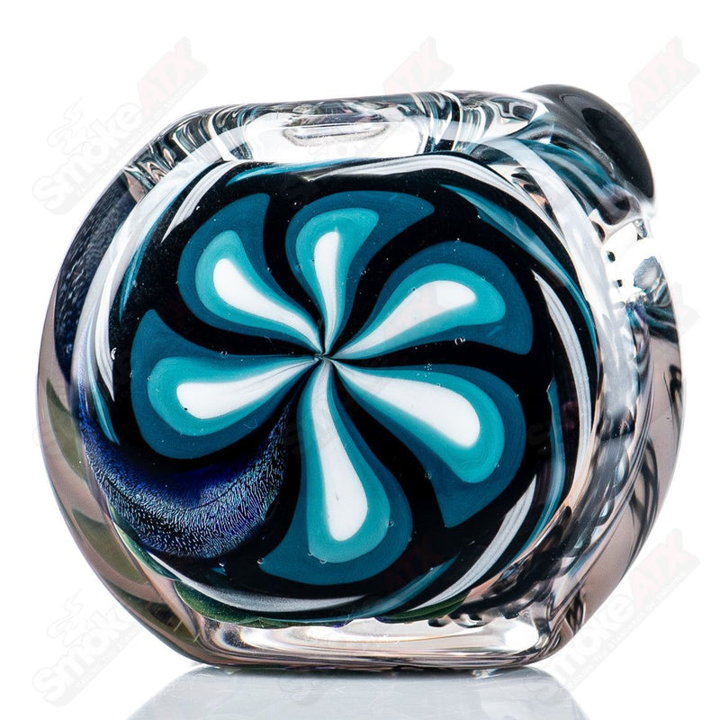 #1 Dichro Strip w/ Color Flower Spoon Talent Glass
