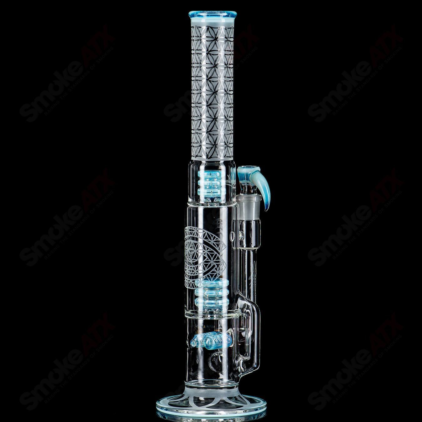 (Marina) 2x2 Fusion Perc Tube by Subliminal Glass